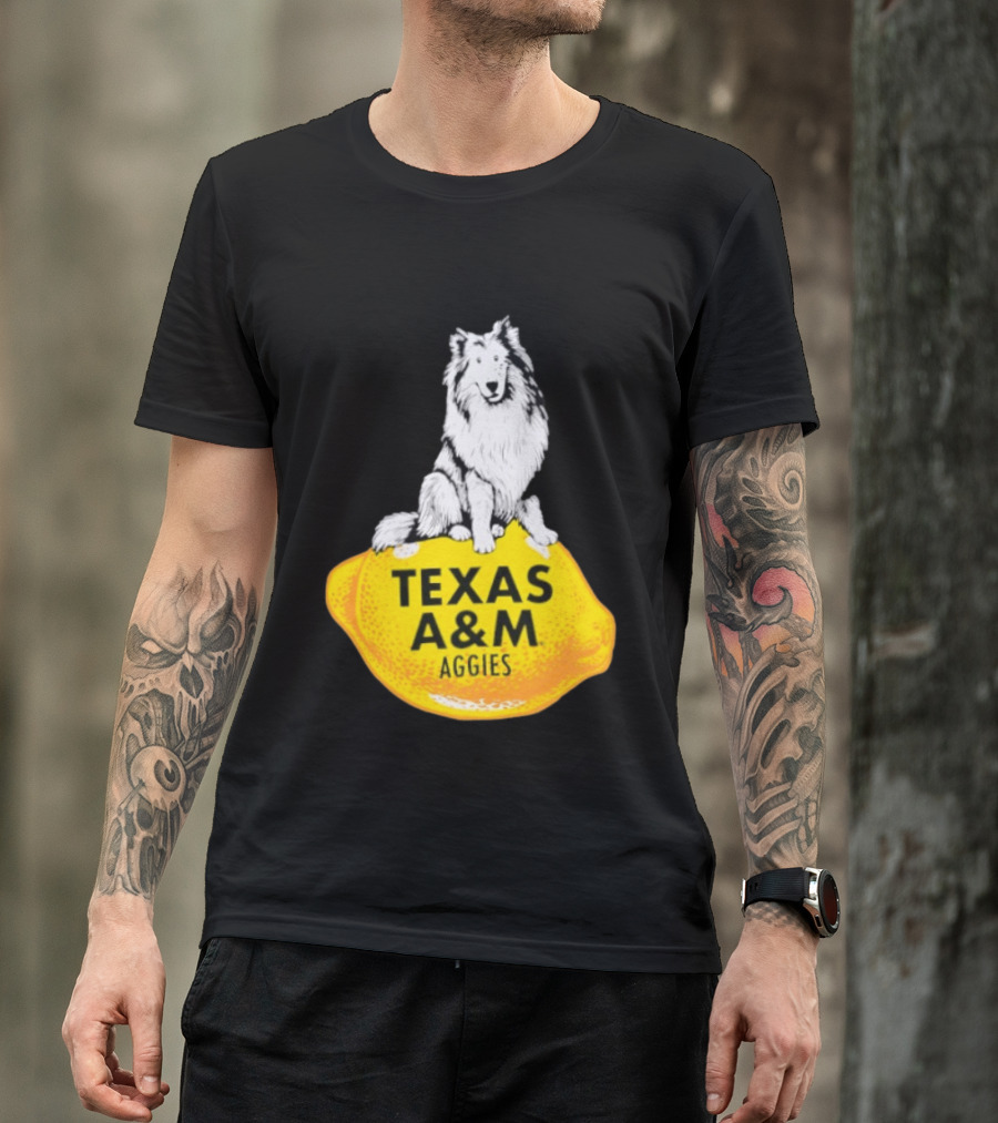 Texas A And M Aggies Husky Lemon T-Shirt