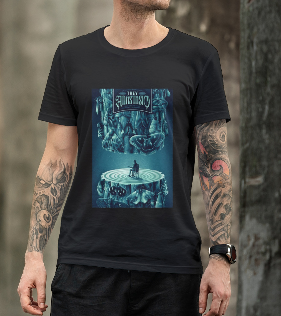 Trey Anastasio Acoustic Evening May 29 30 2022 Missoula MT Tour With Moths And Guitarist T-Shirt