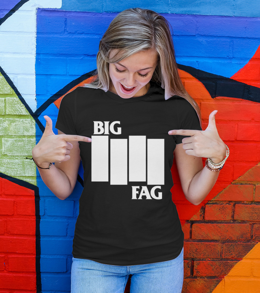 Big Fag Black Flag Bars 2026 T-Shirt
