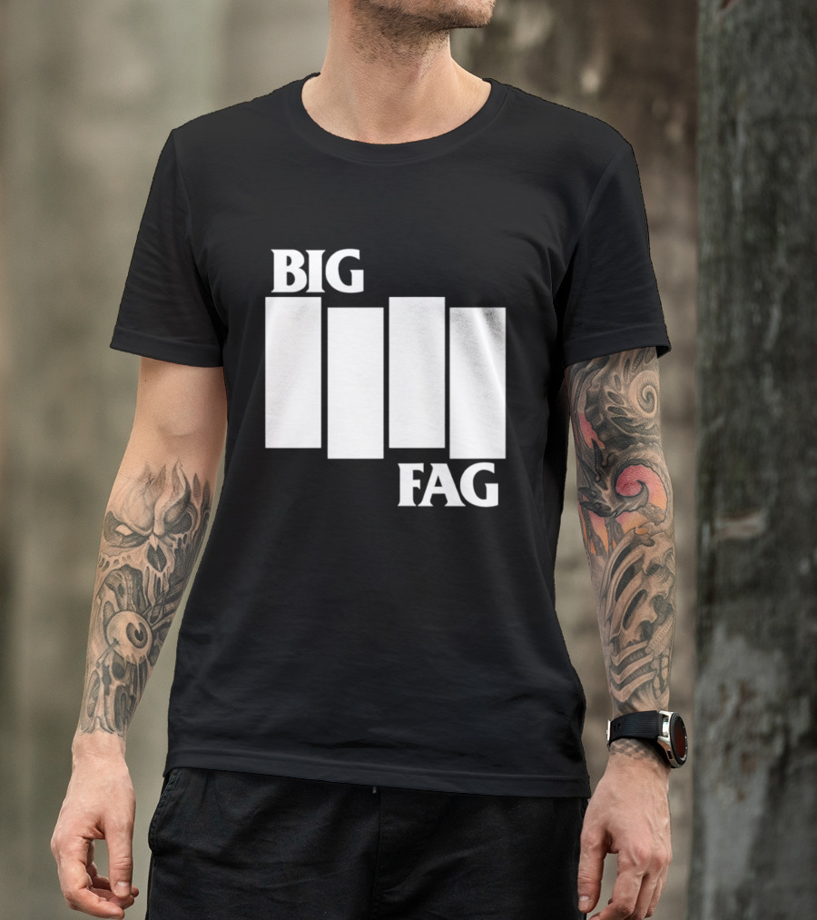 Big Fag Black Flag Bars 2026 T-Shirt