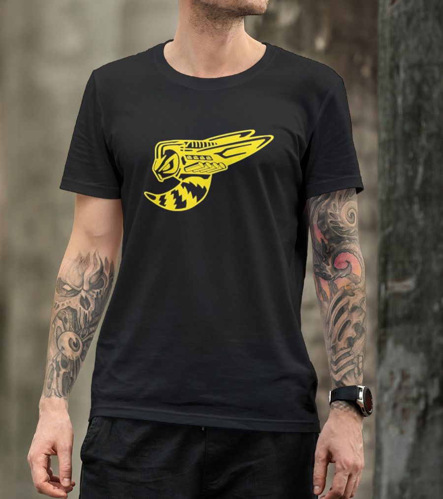 Supercharged Hornet Racing Style Yellow Black Hornet T-Shirt
