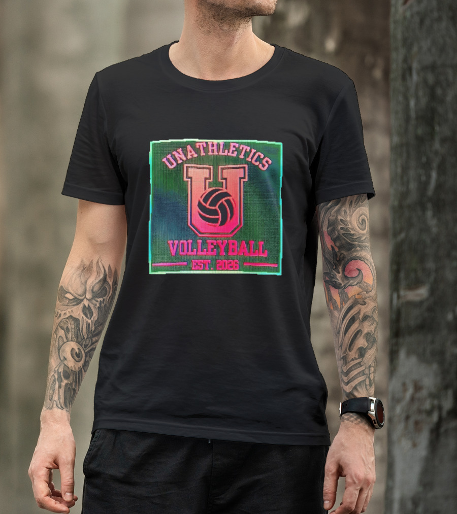 Unathletics U Volleyball Est. 2026 Retro Sportswear T-Shirt