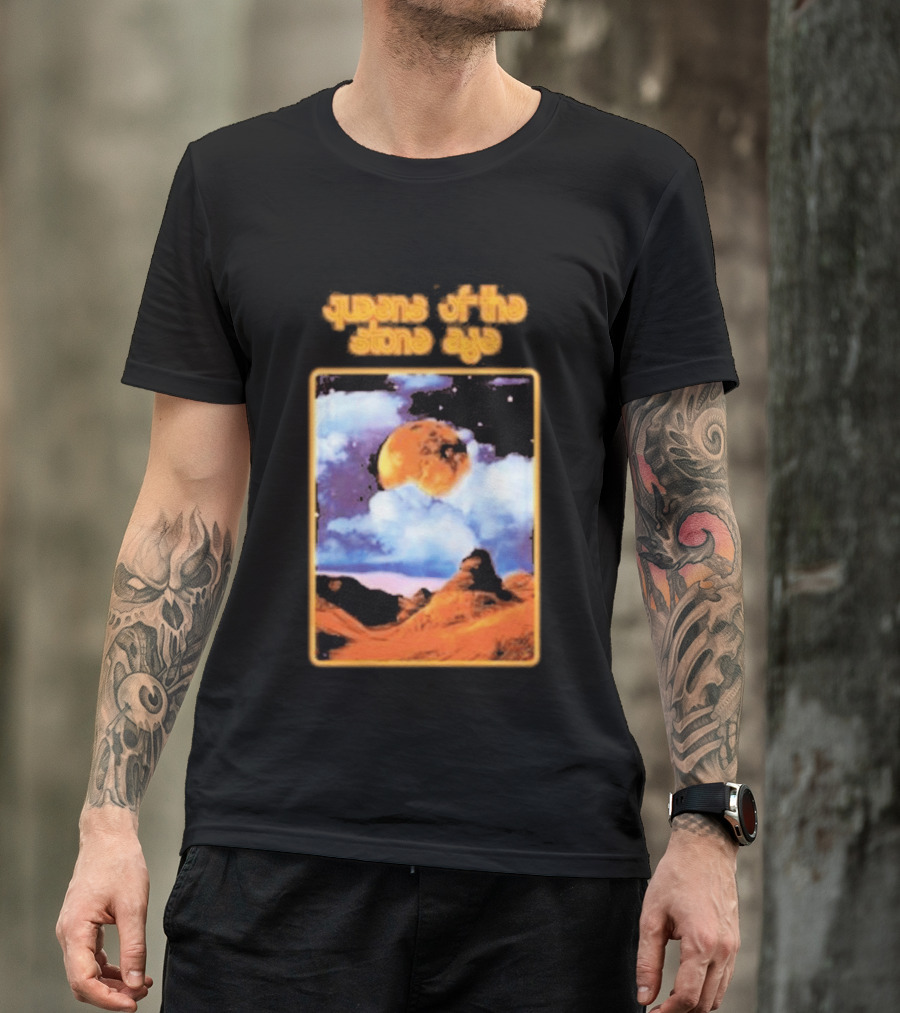Queens Of The Stone Age Cosmic Moon Scene T-Shirt