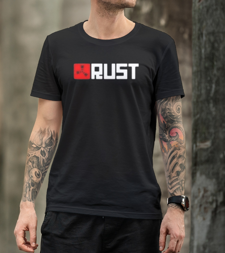 Rust Trust Issues Radiation Symbol Gaming T-Shirt