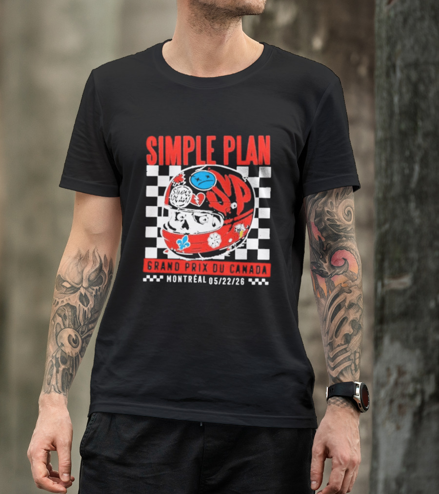 Simple Plan Grand Prix Du Canada Montreal 05/22/26 T-Shirt
