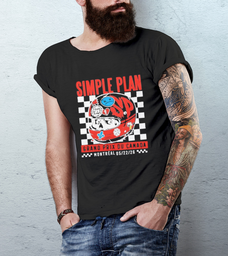 Simple Plan Grand Prix Du Canada Montreal 05/22/26 T-Shirt