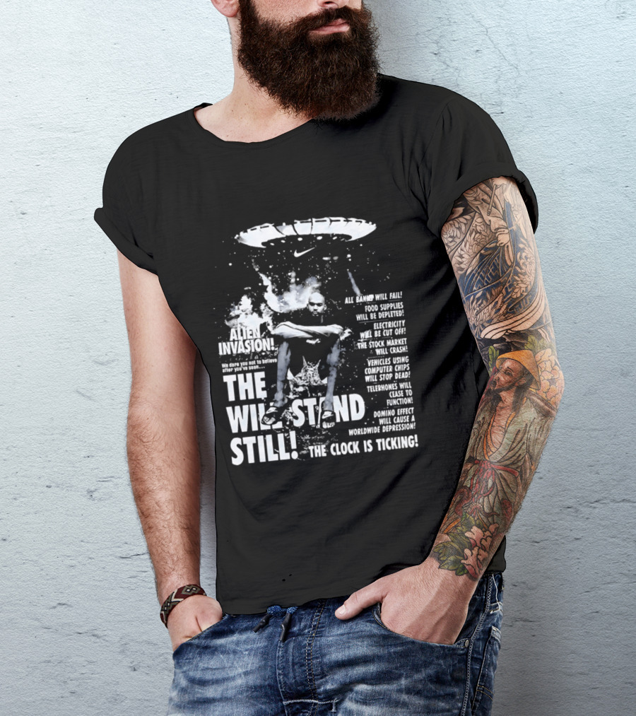 Victor Wembanyama San Antonio Spurs Alien Invasion The Will Stand Still The Is Ticking T-Shirt