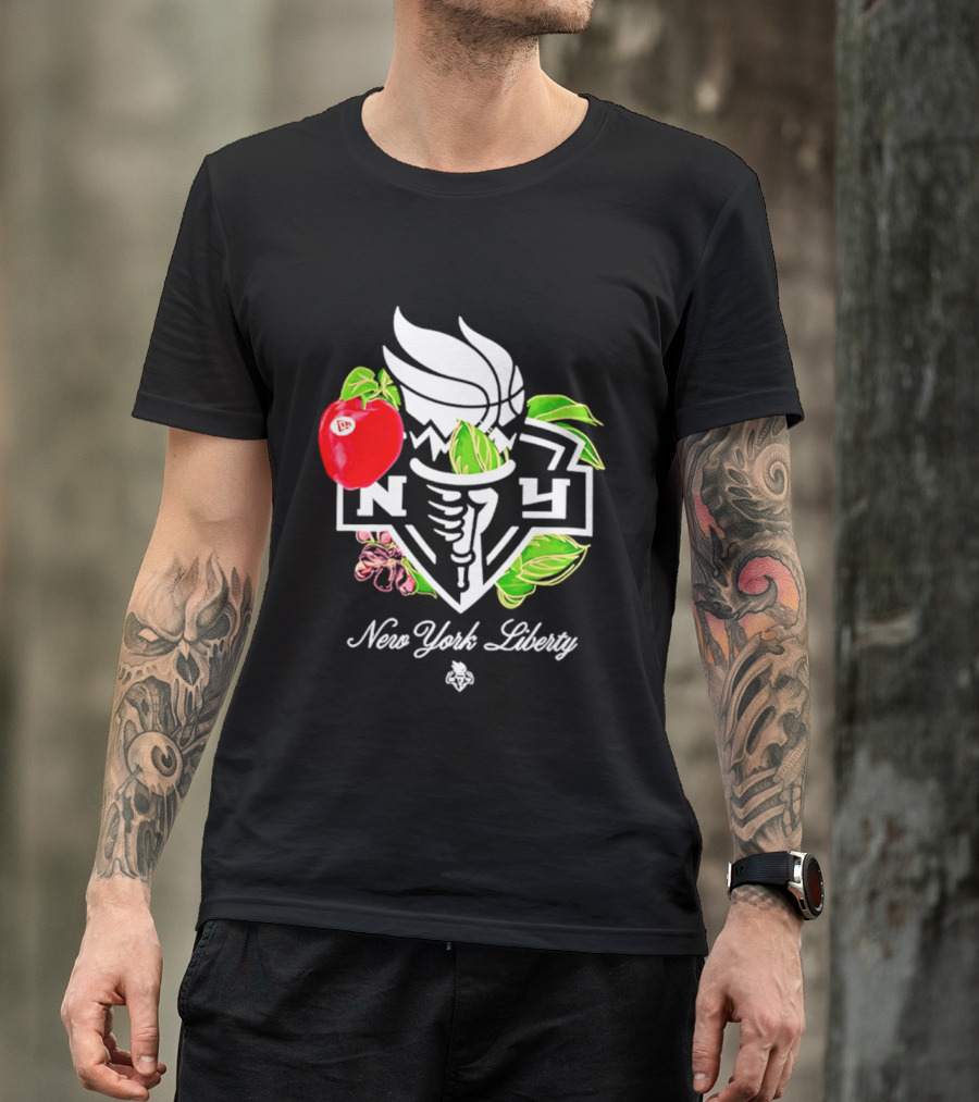 New York Liberty Floral Fruit Capsule Collection T-Shirt