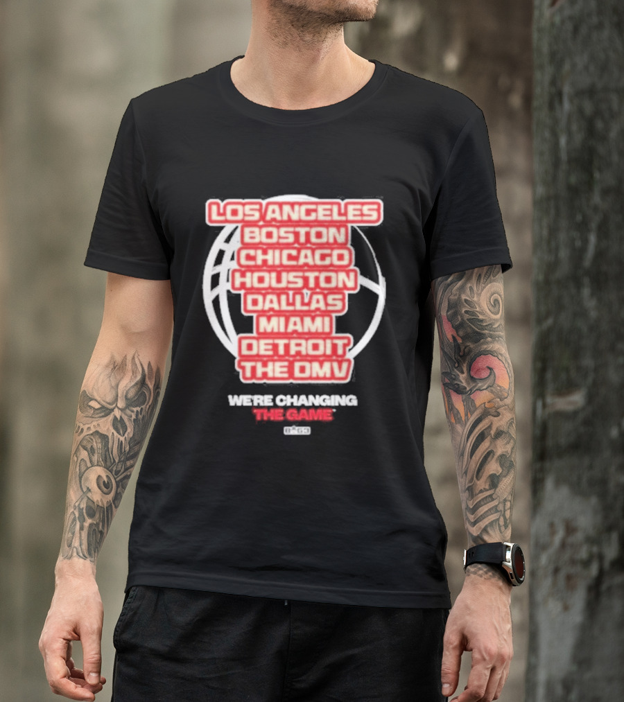 Big3 9Th Wonder In The Summer Los Angeles Boston Chicago Houston Dallas Miami Detroit The DMV T-Shirt