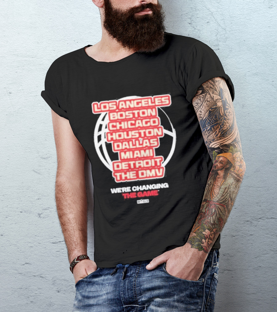 Big3 9Th Wonder In The Summer Los Angeles Boston Chicago Houston Dallas Miami Detroit The DMV T-Shirt