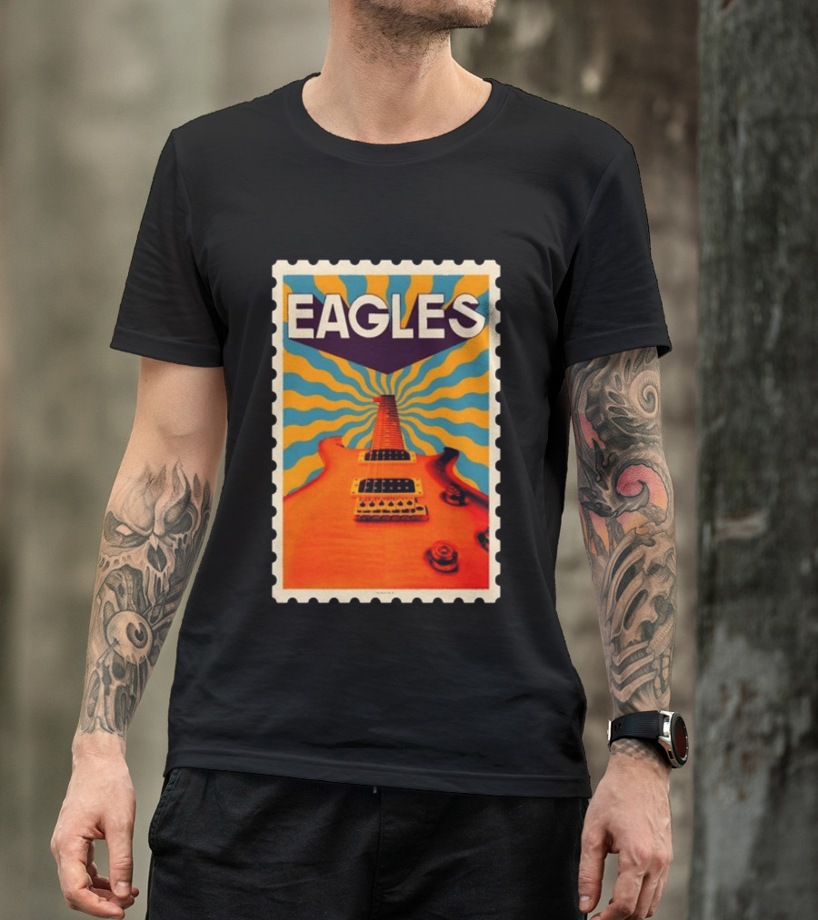 Eagles May 2026 Tour US Psychedelic Guitar Visual T-Shirt
