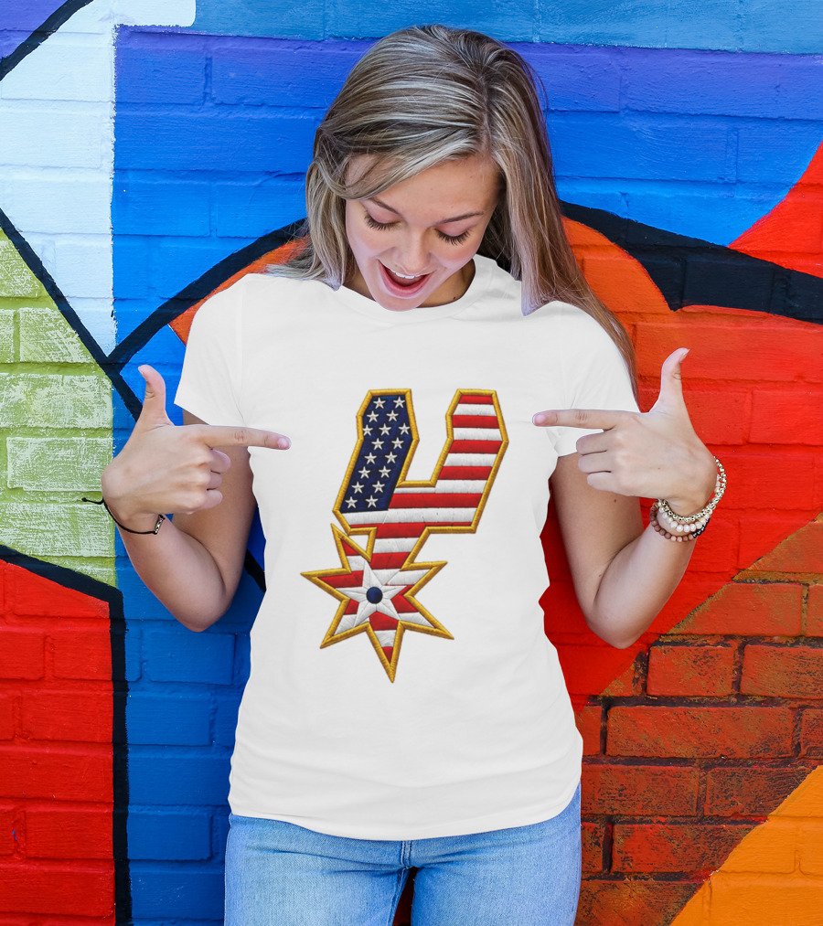America 250th Anniversary Spurs Stars And Stripes T-Shirt
