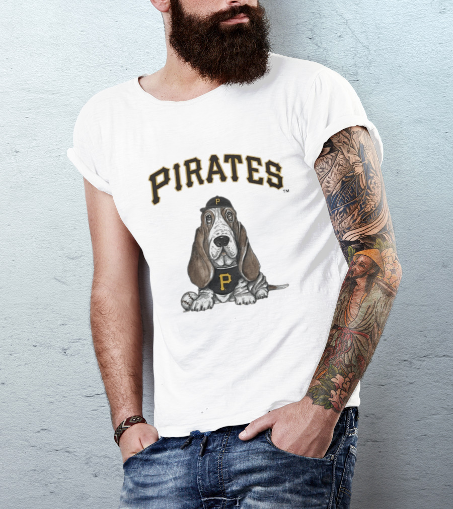 Pittsburgh Pirates Tiny Turnip Toddler Puddy MLB Mascot Pup T-Shirt