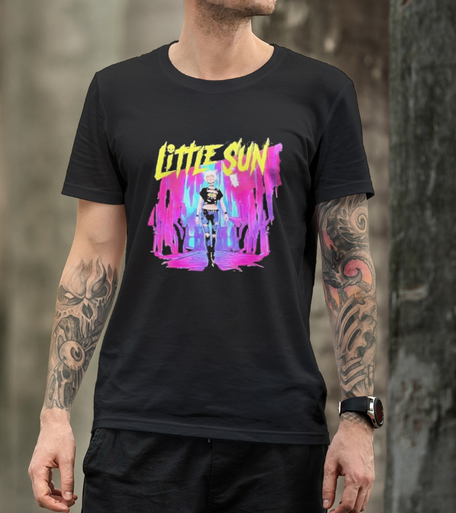 Cyberpunk 2077 Little Sun Neon Street T-Shirt