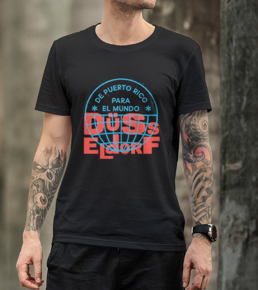 De Puerto Rico Para El Mundo Bad Bunny Dusseldorf T-Shirt