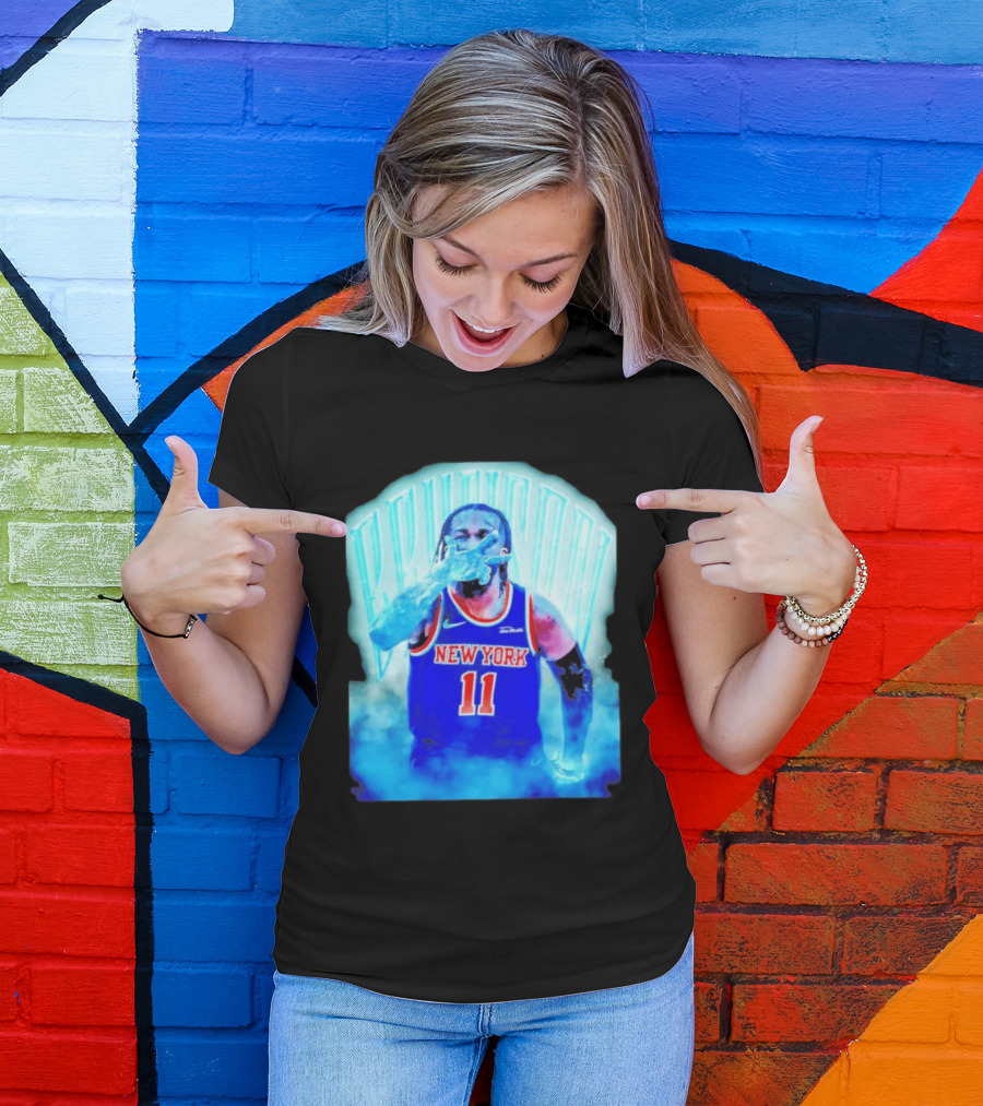 New York Ice Man Brunson 11 Jersey Knicks T-Shirt