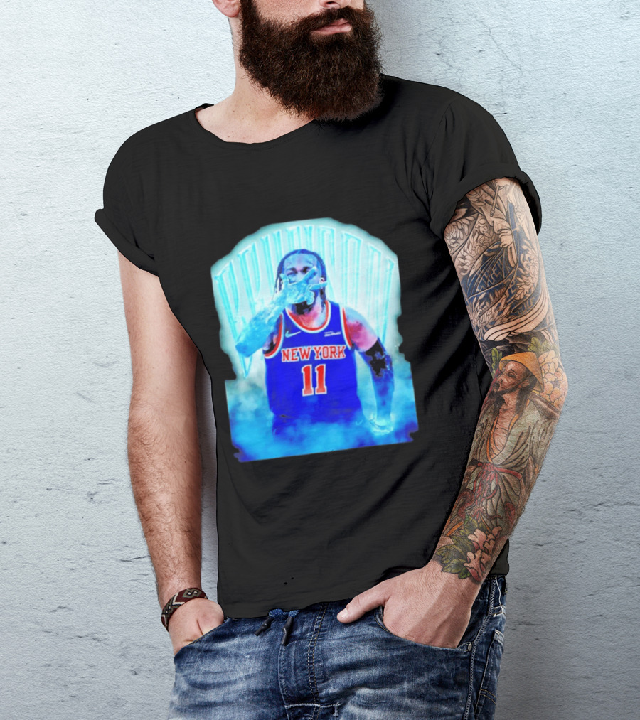New York Ice Man Brunson 11 Jersey Knicks T-Shirt