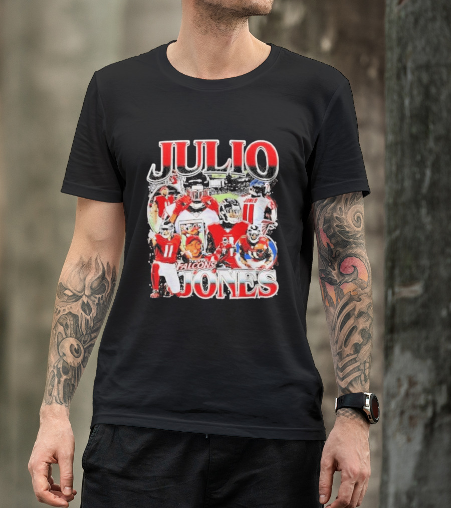 Julio Jones Iconic Atlanta Falcons Football Moments T-Shirt