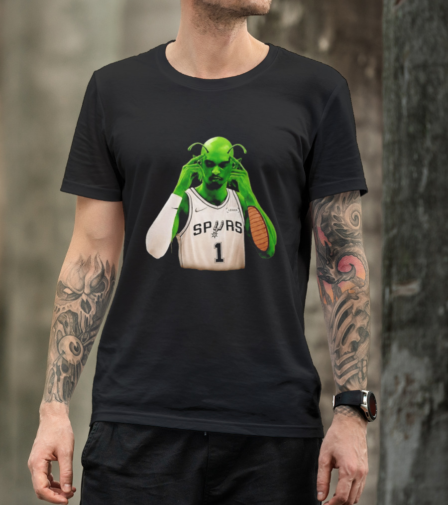 Keldon Johnson Piccolo Crossover San Antonio Spurs NBA 1 Ledger T-Shirt