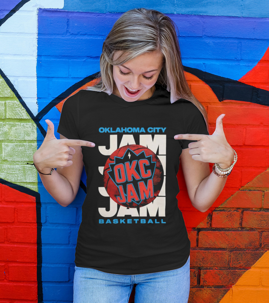 OKC Jam Oklahoma City Basketball Jam Jam Jam T-Shirt