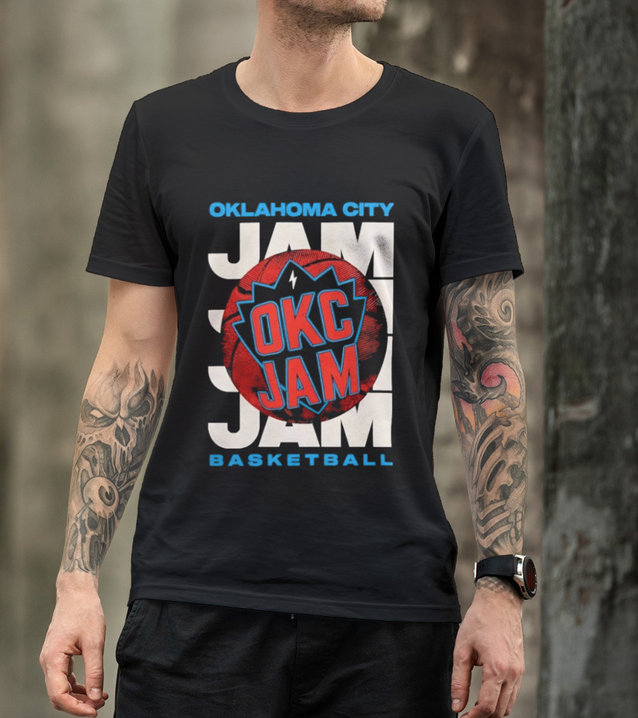 OKC Jam Oklahoma City Basketball Jam Jam Jam T-Shirt