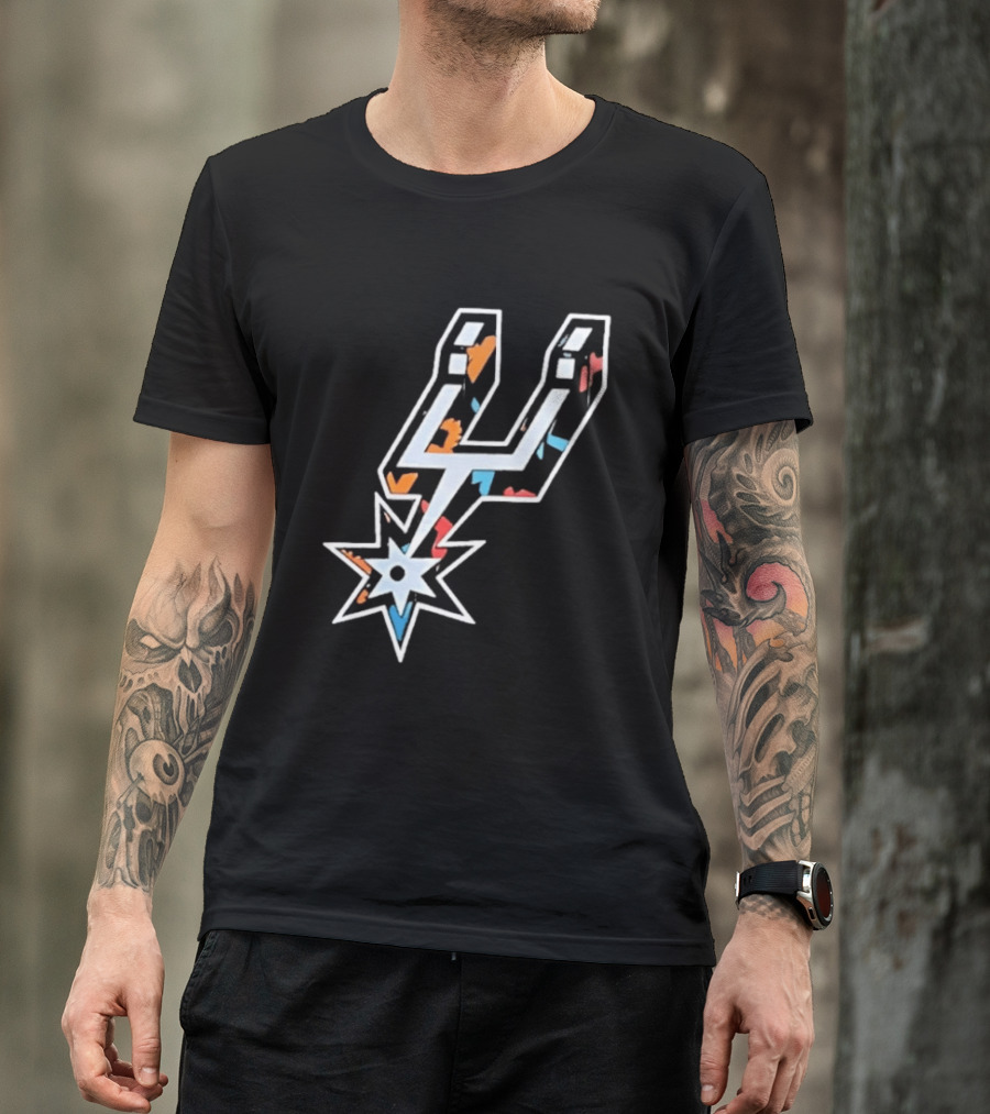 San Antonio Spurs Fiesta Colors NBA T-Shirt