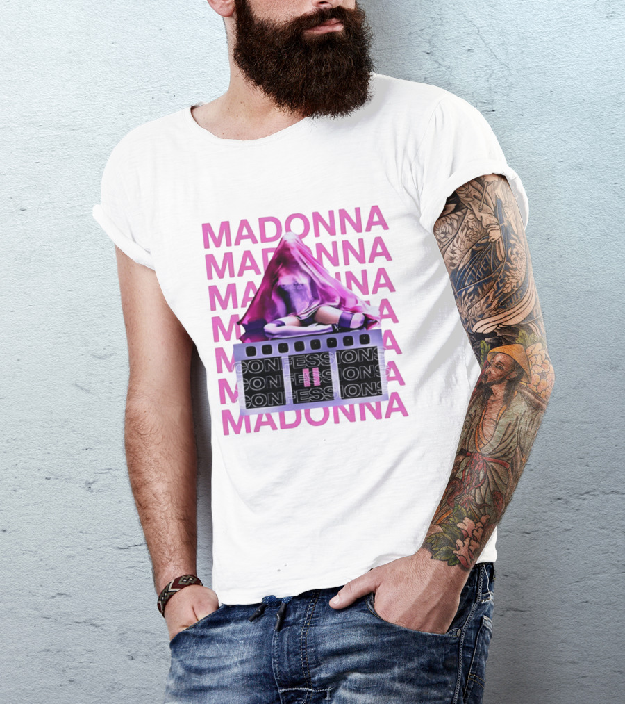 Madonna Confessions II Pink Veil Performance T-Shirt
