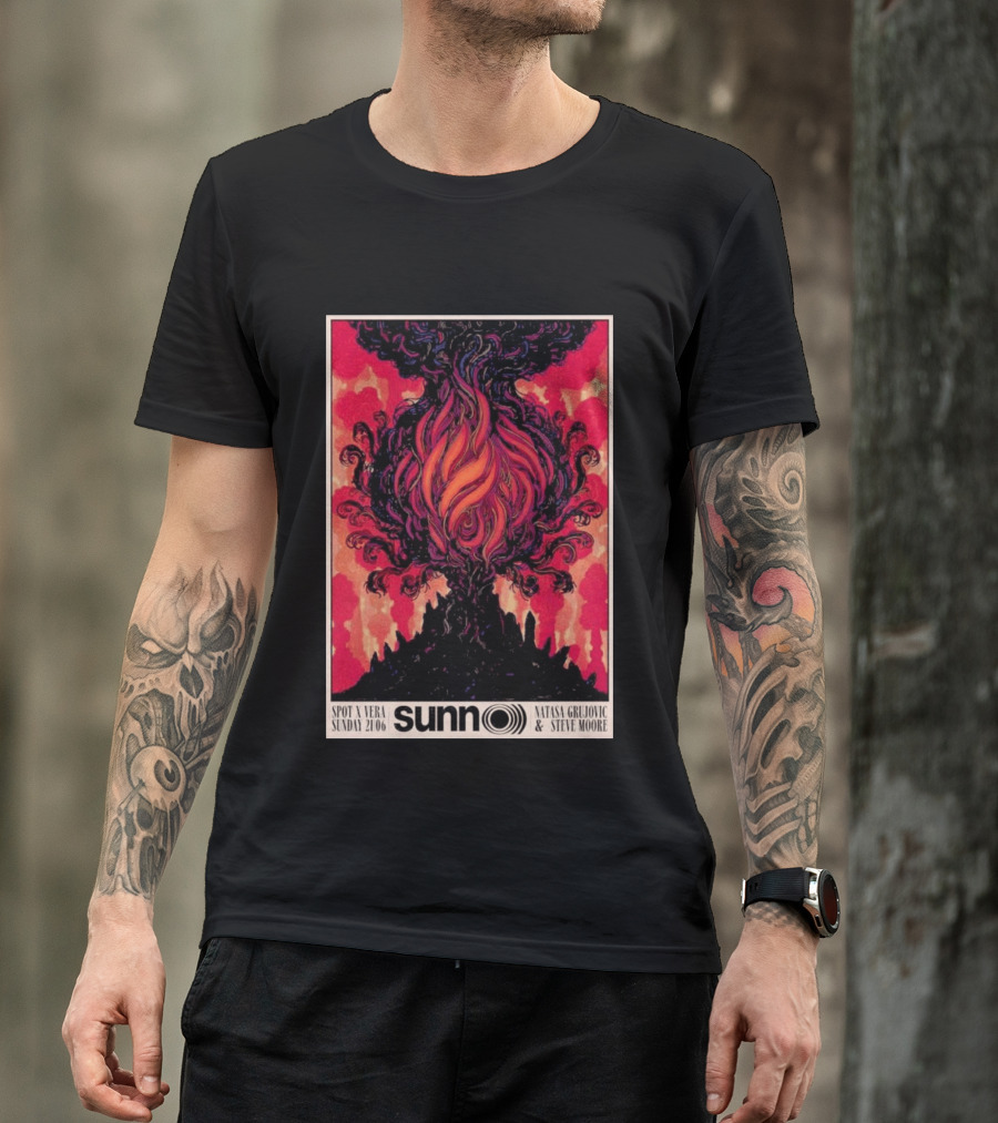 Sunn O Spot X Vera June 21 2026 Groningen NL Natasa Grujovic Steve Moore T-Shirt