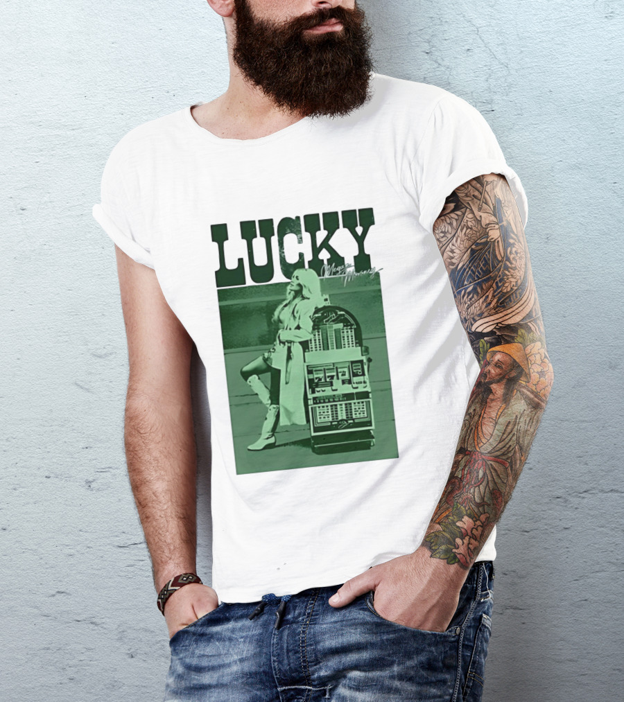 Megan Moroney LUCKY Retro Slot Machine T-Shirt