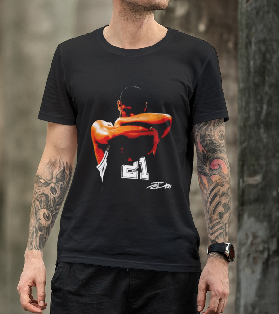 Tim Duncan San Antonio Spurs NBA 21 TD Basketball Legend T-Shirt