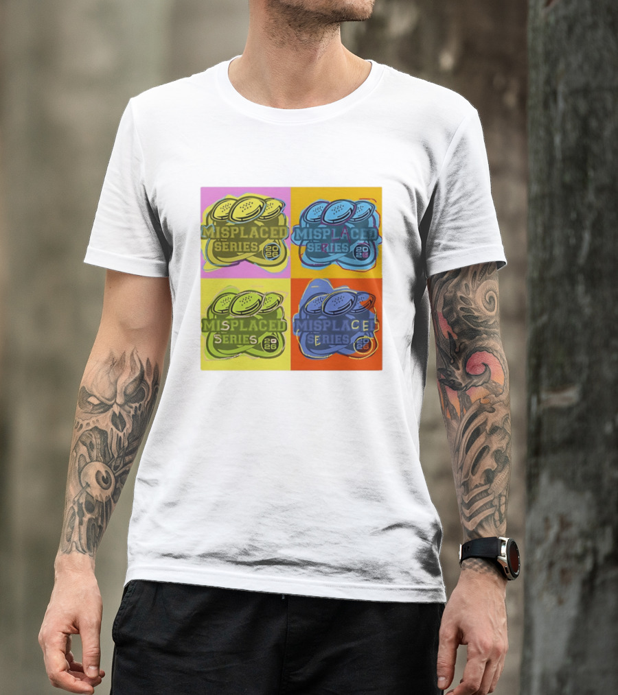 Misplaced Series 2026 Pop Art Coins Quadrant T-Shirt