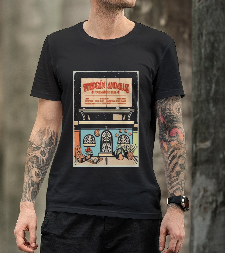 Tobogán Andaluz Tour México 2026 Mexico City Querétaro Guadalajara Concert T-Shirt