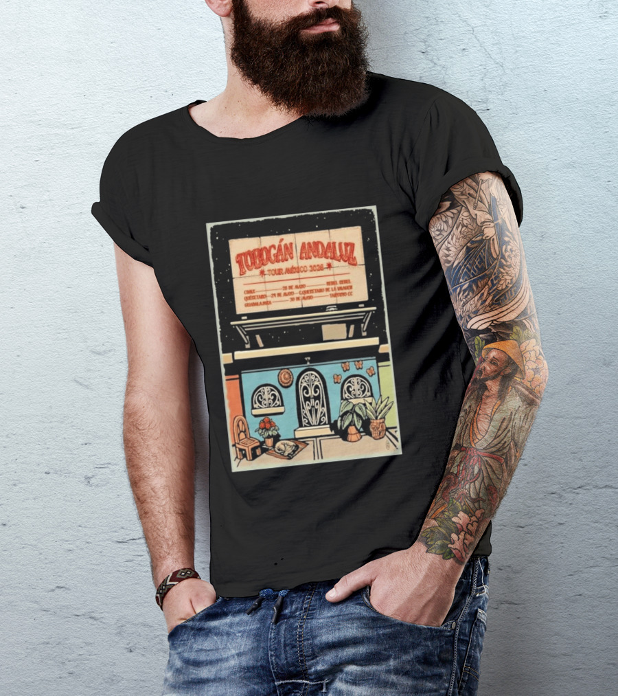 Tobogán Andaluz Tour México 2026 Mexico City Querétaro Guadalajara Concert T-Shirt