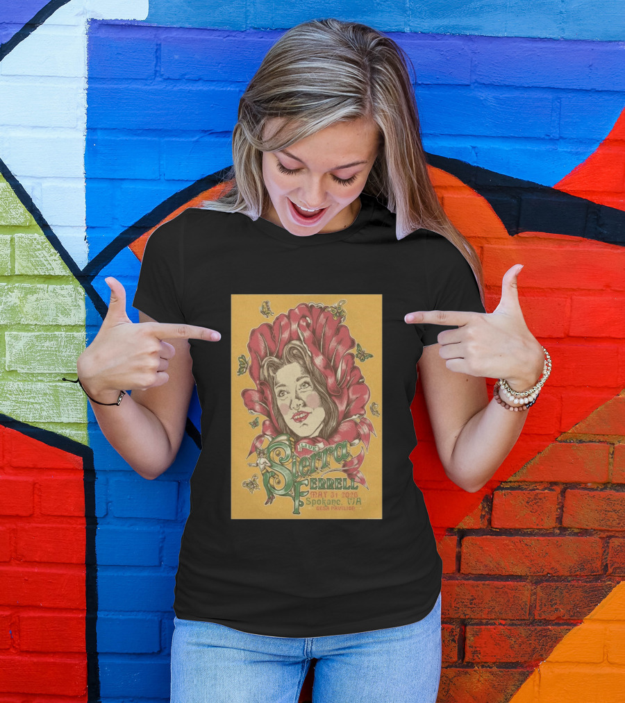 Sierra Ferrell May 31 2026 Spokane WA Gesa Pavilion T-Shirt
