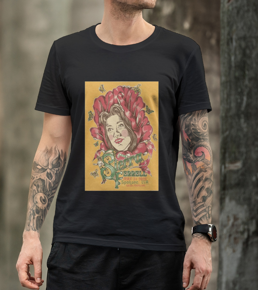 Sierra Ferrell May 31 2026 Spokane WA Gesa Pavilion T-Shirt