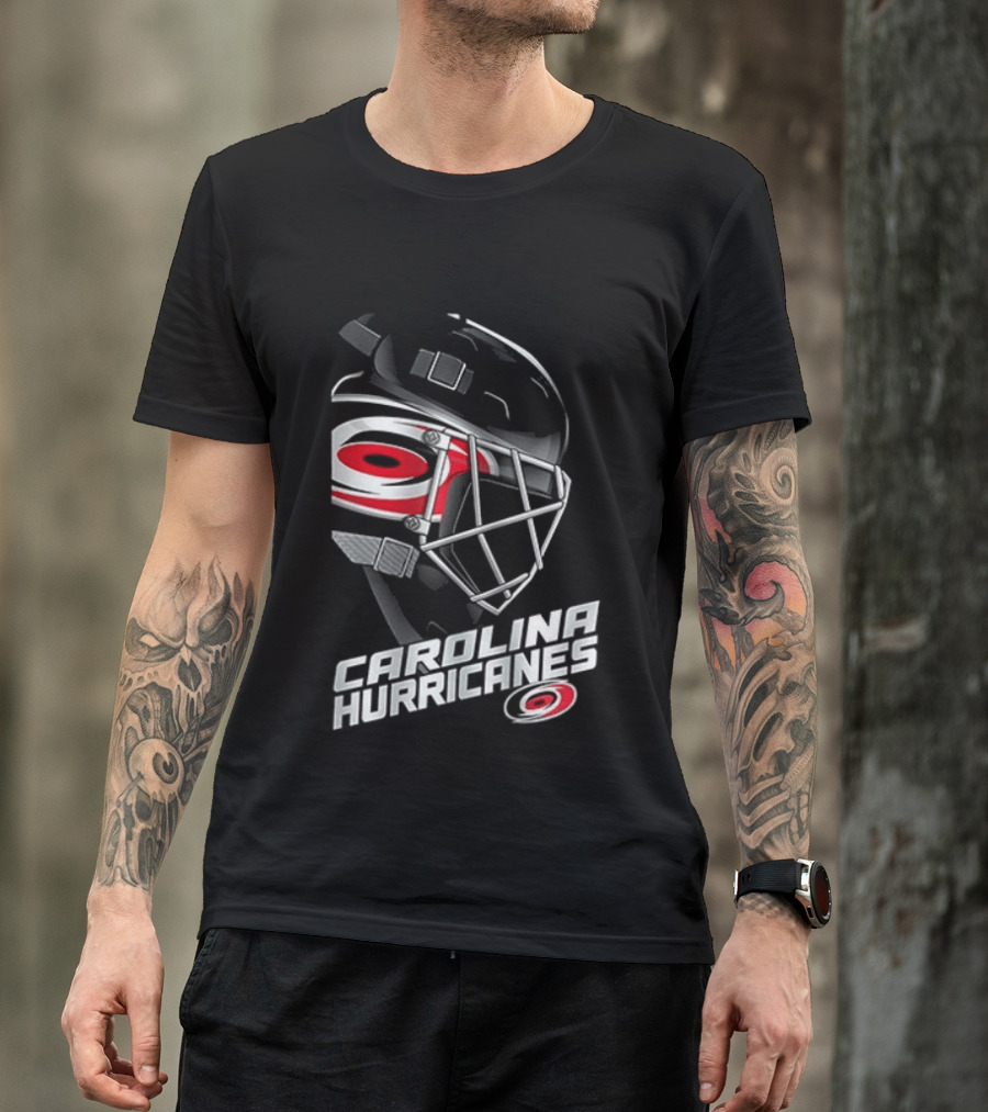 Carolina Hurricanes Hockey Mask Outerstuff Preschool Defender T-Shirt