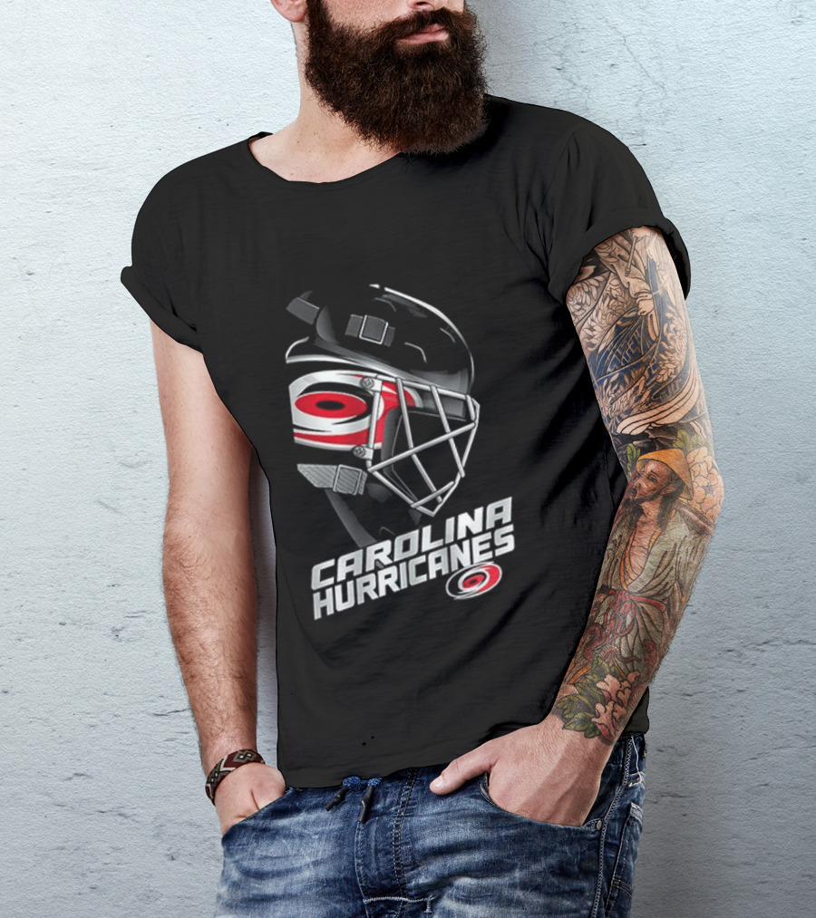 Carolina Hurricanes Hockey Mask Outerstuff Preschool Defender T-Shirt