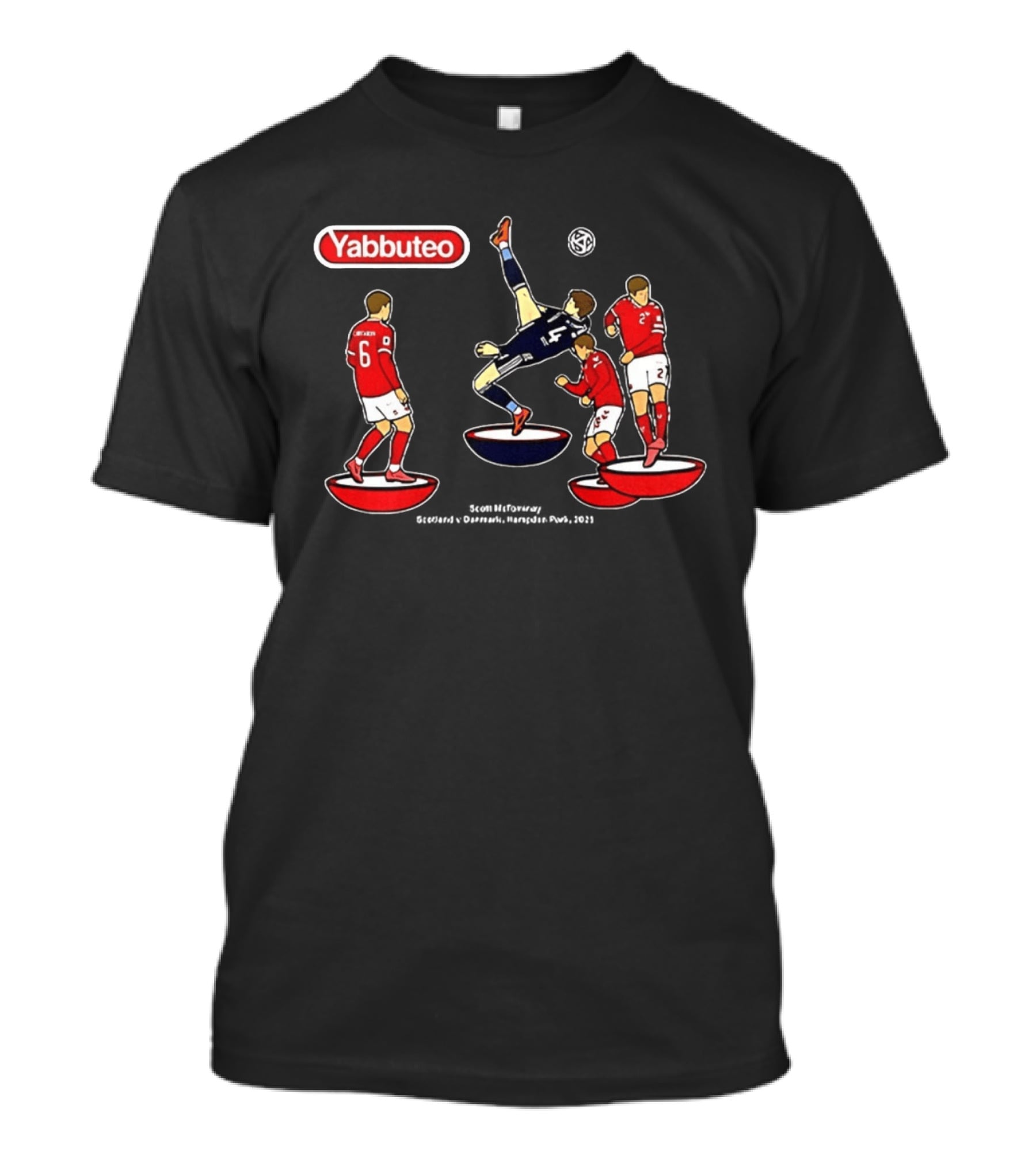 Yabbuteo Scotland FC McTominay Bicycle Kick T-Shirt