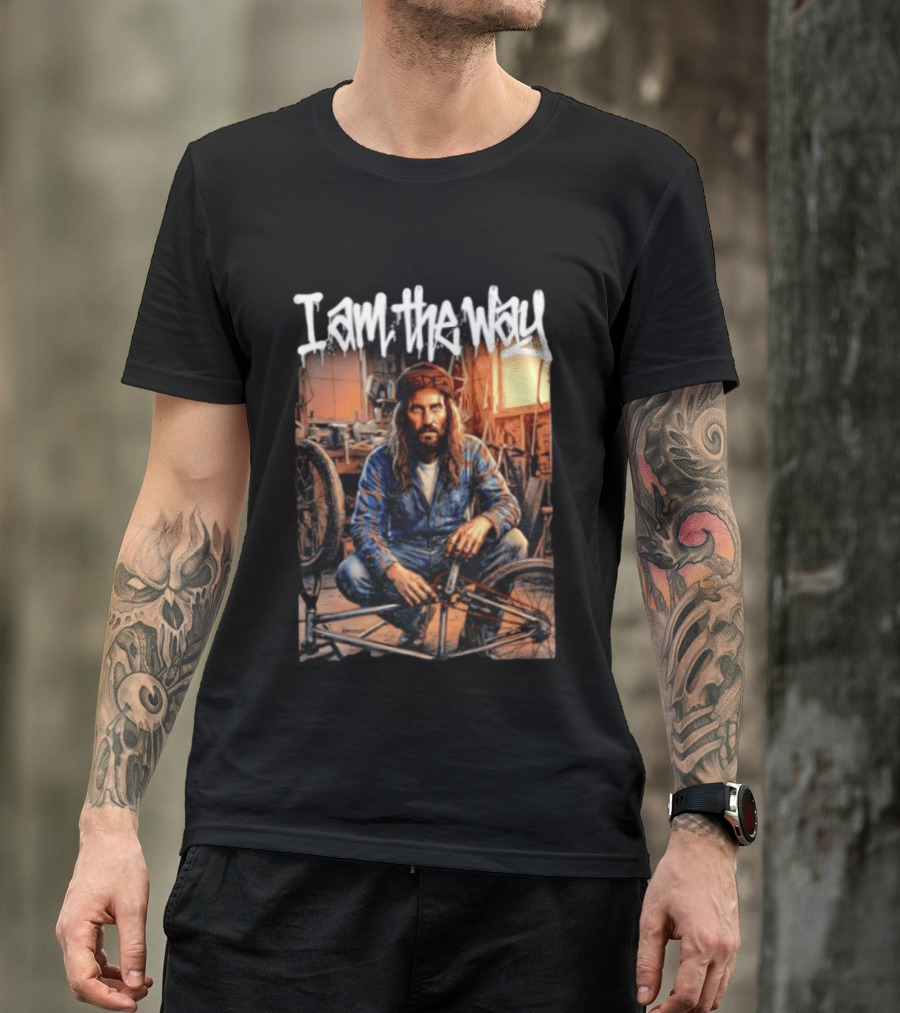 Bicycle Repairman I Am The Way Ride Mechanic Scene T-Shirt