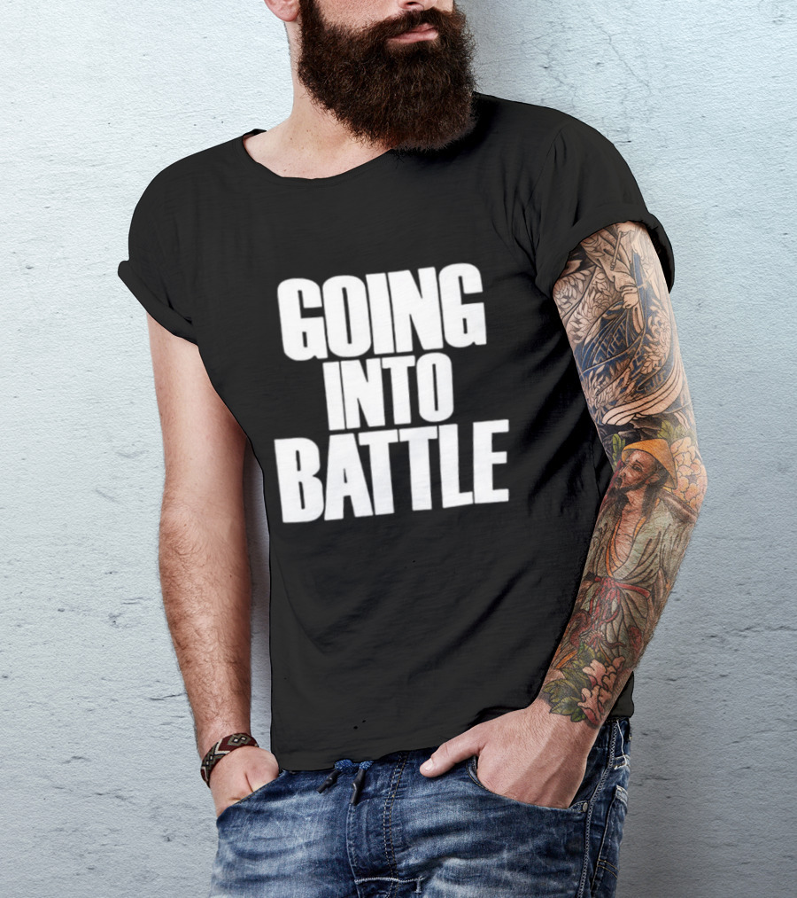 Cleveland Basketball Going Into Battle On The Shoulders Of The King 2 Sided T-Shirt