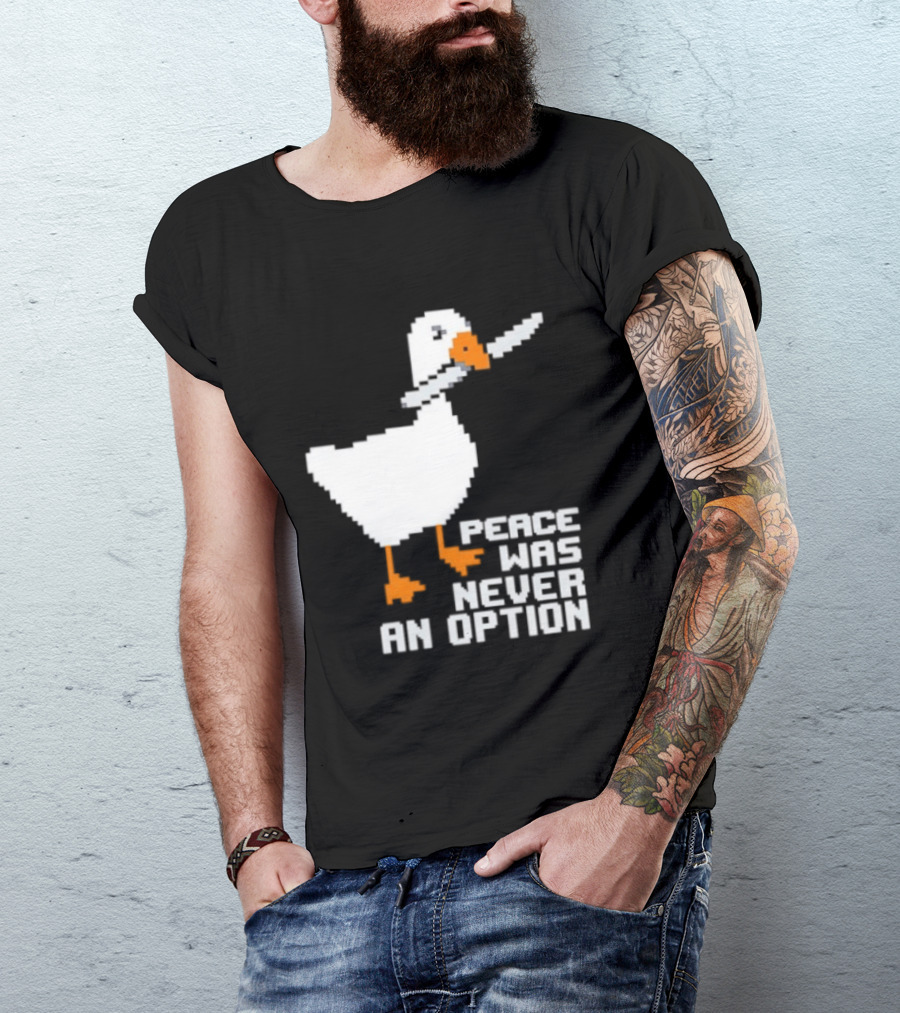Duck Knife Peace Was Never An Option T-Shirt