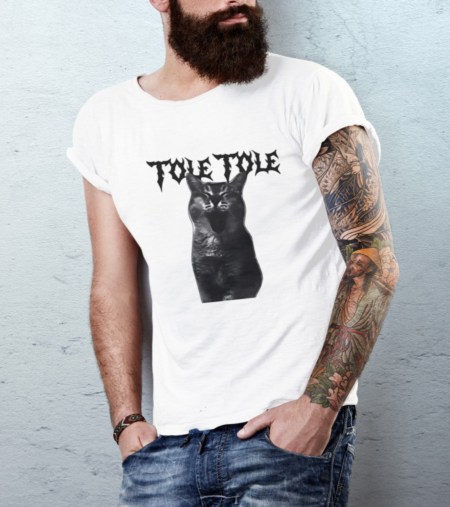 TOLE TOLE Black Cat T-Shirt