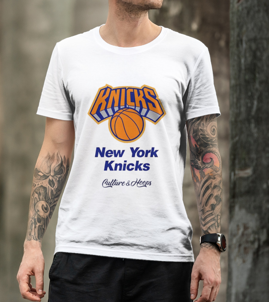 New York Knicks Culture & Hoops Basketball Team T-Shirt