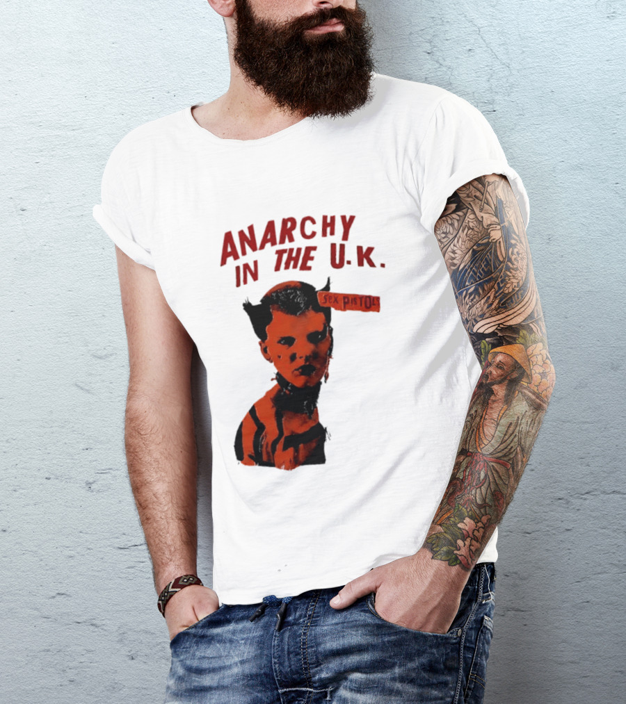 Anarchy In The UK Sex Pistols Punk Aesthetic T-Shirt