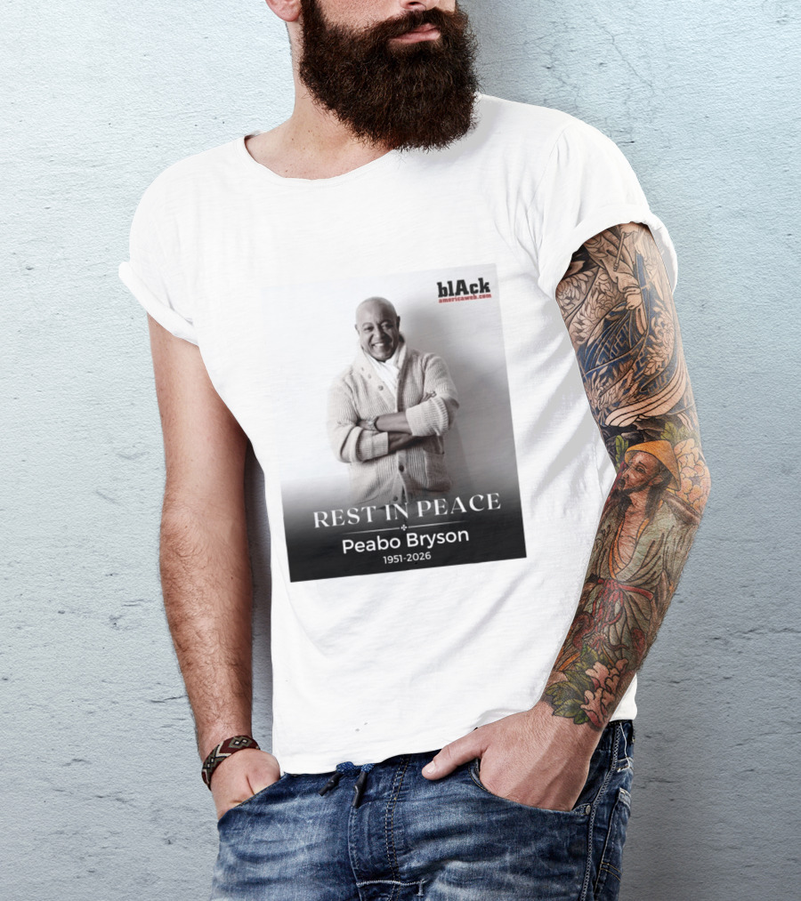 Rest In Peace Peabo Bryson 1951 2026 Singer Songwriter Beautiful Ballads T-Shirt