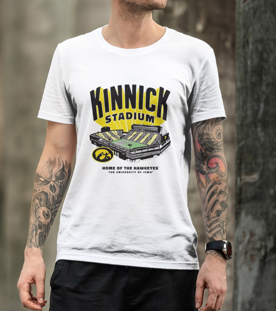 Kinnick Stadium Home Of The Hawkeyes University Of Iowa Football T-Shirt