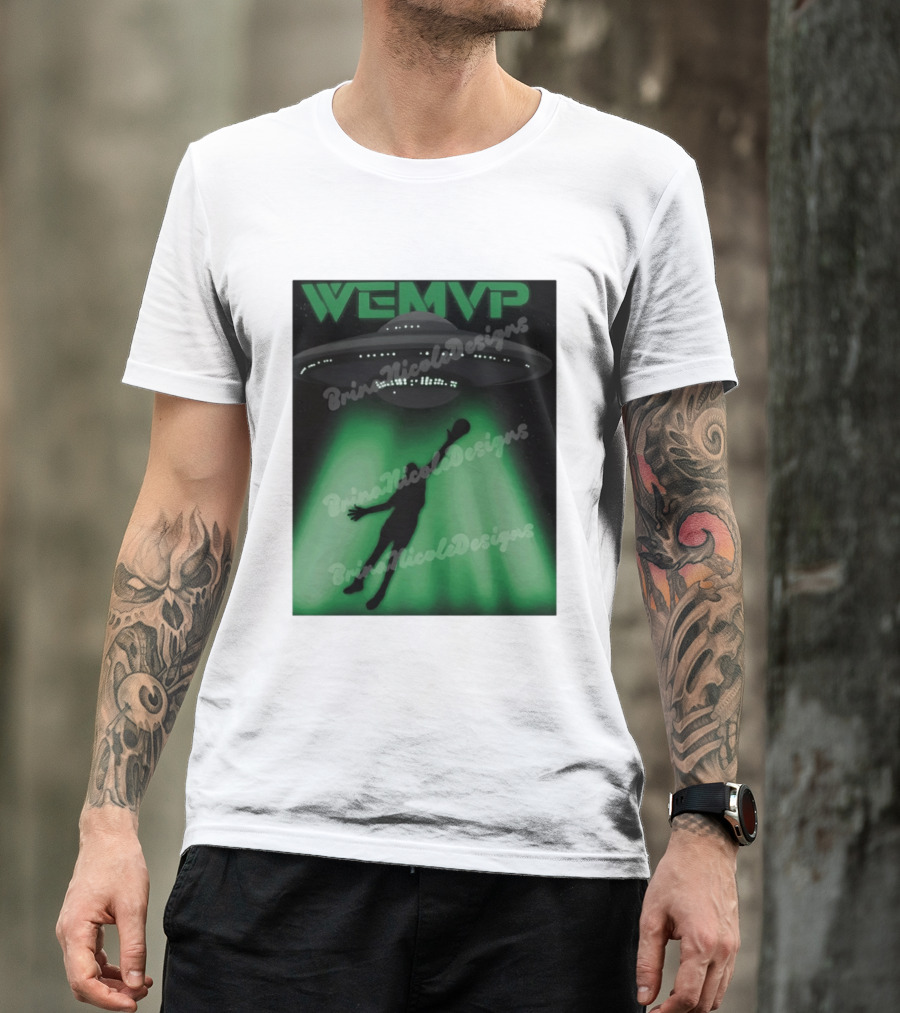 WEMVP Wemby Alien UFO San Antonio Spurs Basketball NBA 2026 T-Shirt