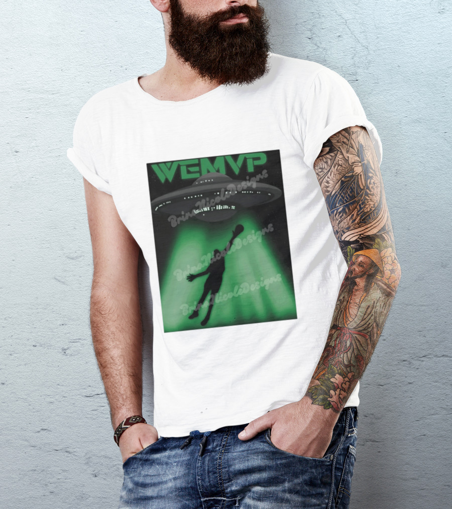 WEMVP Wemby Alien UFO San Antonio Spurs Basketball NBA 2026 T-Shirt