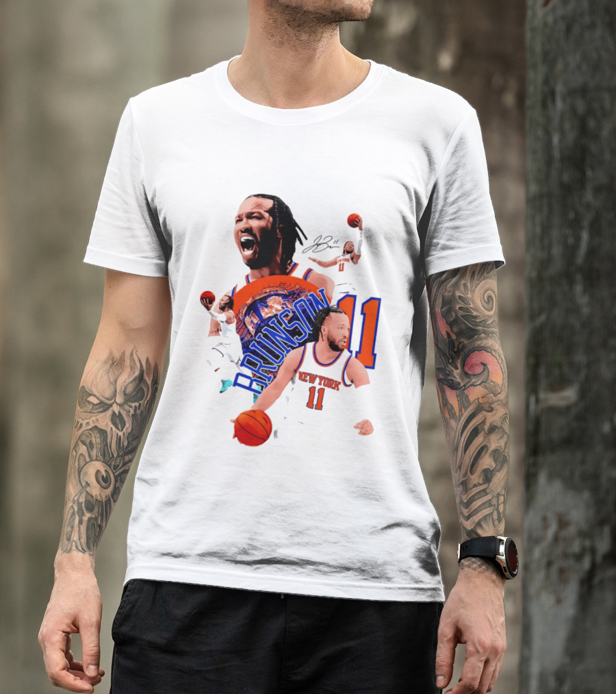 Jalen Brunson New York Knicks 11 Basketball Star T-Shirt
