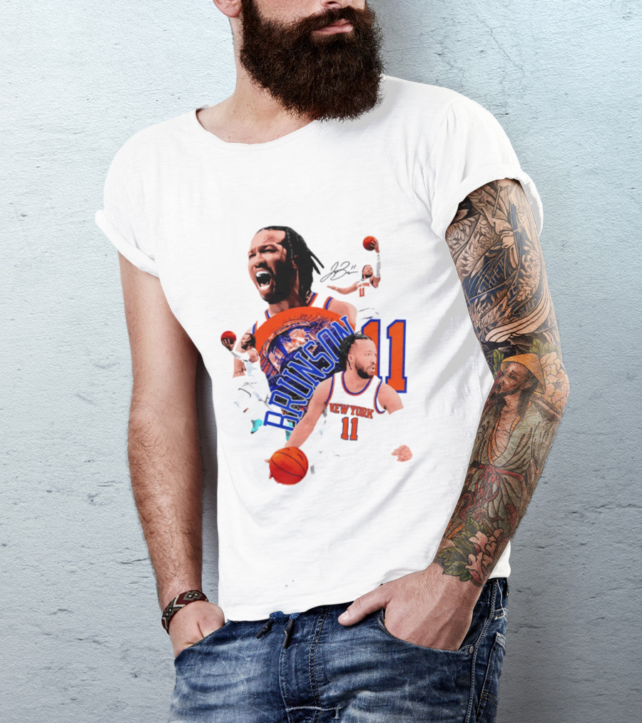 Jalen Brunson New York Knicks 11 Basketball Star T-Shirt